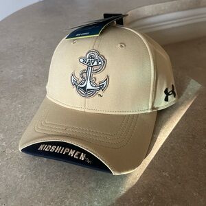 Under Armour Men's Beige and Navy Anchor Hat